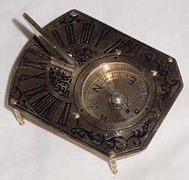 Square Sundial Compass