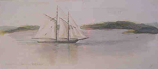 Schooner In Halifax Harbor