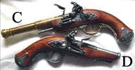 Queen Pistol / Belgian Flintlock Pistol